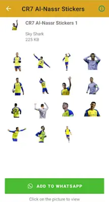 Ronaldo Al-Nassr Stickers android App screenshot 4