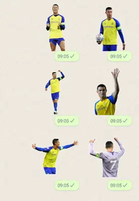 Ronaldo Al-Nassr Stickers android App screenshot 5